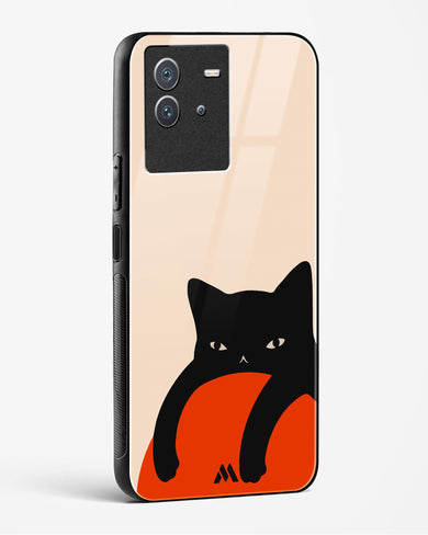 Purrfect Chill Glass Case Phone Cover (Vivo)