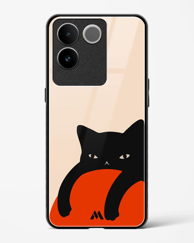 Purrfect Chill Glass Case Phone Cover (Vivo)