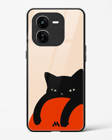 Purrfect Chill Glass Case Phone Cover (Vivo)