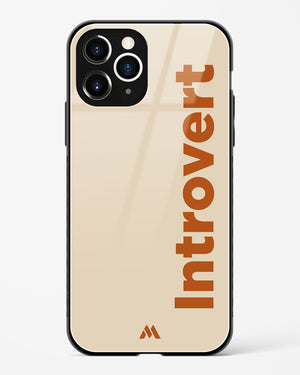 Introvert Glass Case Phone Cover (Apple)