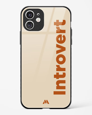 Introvert Glass Case Phone Cover (Apple)