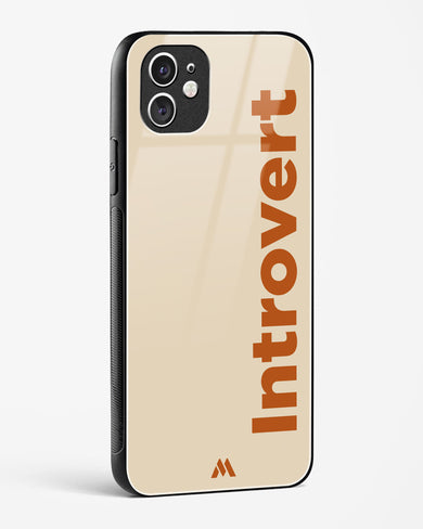 Introvert Glass Case Phone Cover (Apple)