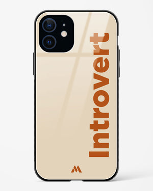 Introvert Glass Case Phone Cover (Apple)