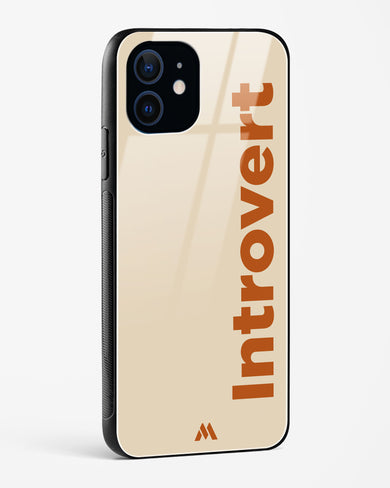 Introvert Glass Case Phone Cover (Apple)