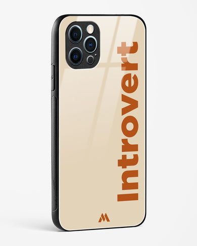 Introvert Glass Case Phone Cover (Apple)