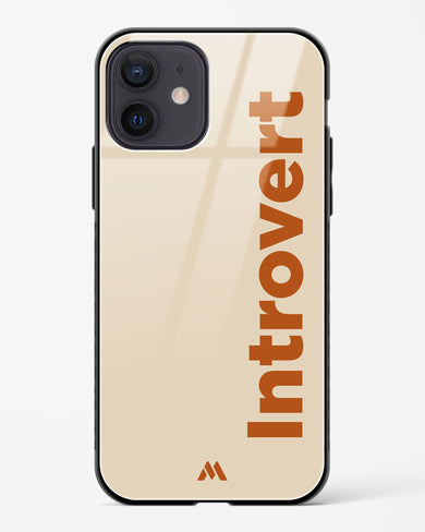 Introvert Glass Case Phone Cover (Apple)