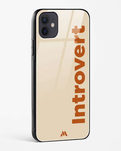 Introvert Glass Case Phone Cover (Apple)