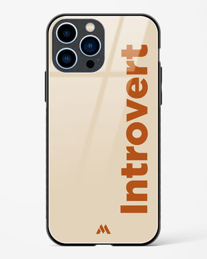 Introvert Glass Case Phone Cover (Apple)