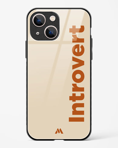 Introvert Glass Case Phone Cover (Apple)