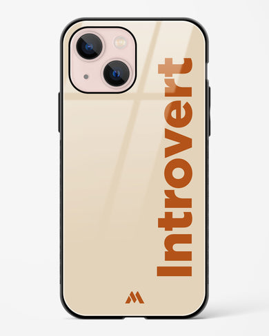 Introvert Glass Case Phone Cover (Apple)