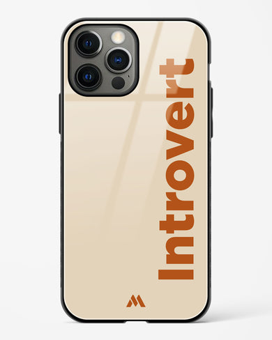 Introvert Glass Case Phone Cover (Apple)