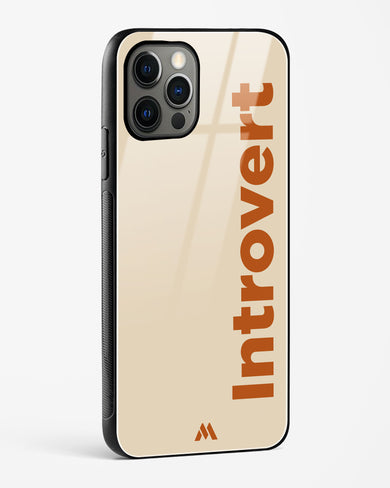 Introvert Glass Case Phone Cover (Apple)