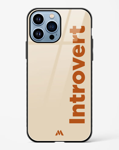 Introvert Glass Case Phone Cover (Apple)