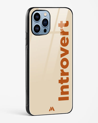 Introvert Glass Case Phone Cover (Apple)