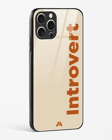 Introvert Glass Case Phone Cover (Apple)