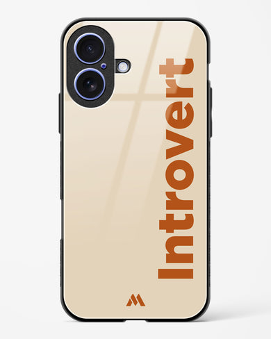 Introvert Glass Case Phone Cover (Apple)