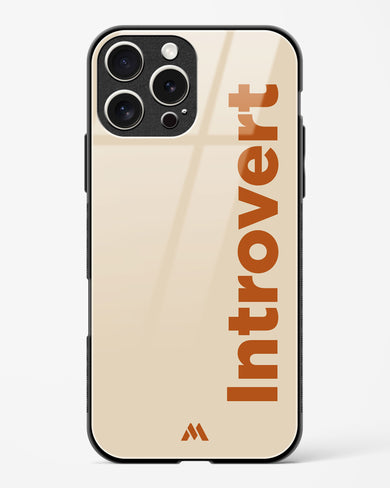 Introvert Glass Case Phone Cover (Apple)