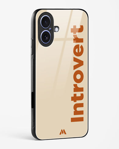 Introvert Glass Case Phone Cover (Apple)