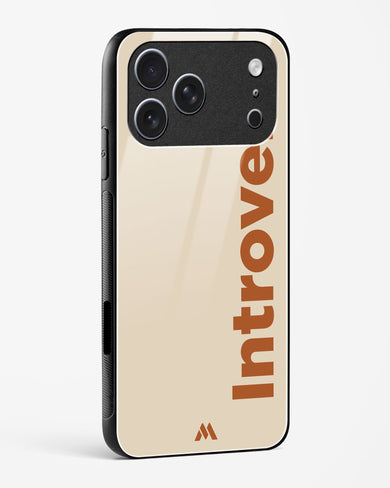 Introvert Glass Case Phone Cover (Apple)