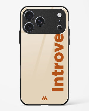 Introvert Glass Case Phone Cover (Apple)