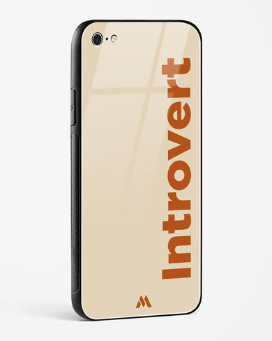 Introvert Glass Case Phone Cover (Apple)