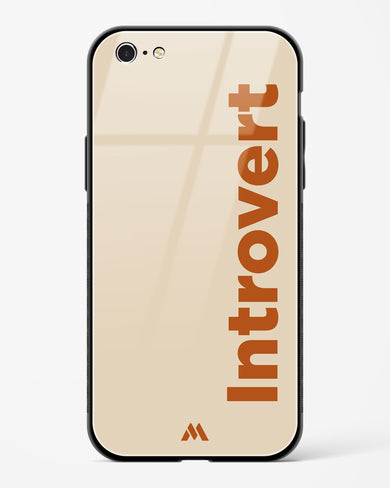 Introvert Glass Case Phone Cover (Apple)