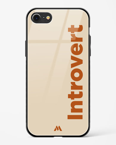 Introvert Glass Case Phone Cover (Apple)