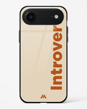 Introvert Glass Case Phone Cover (Apple)