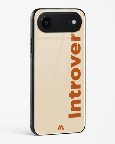 Introvert Glass Case Phone Cover (Apple)