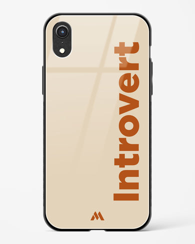 Introvert Glass Case Phone Cover (Apple)