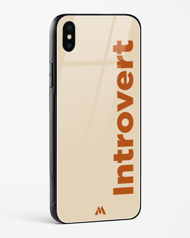 Introvert Glass Case Phone Cover (Apple)