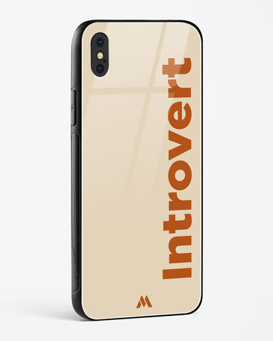 Introvert Glass Case Phone Cover (Apple)