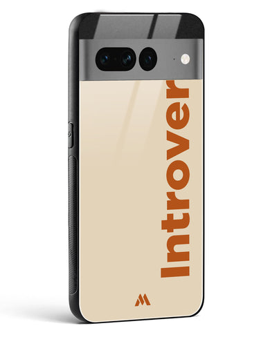 Introvert Glass Case Phone Cover (Google)