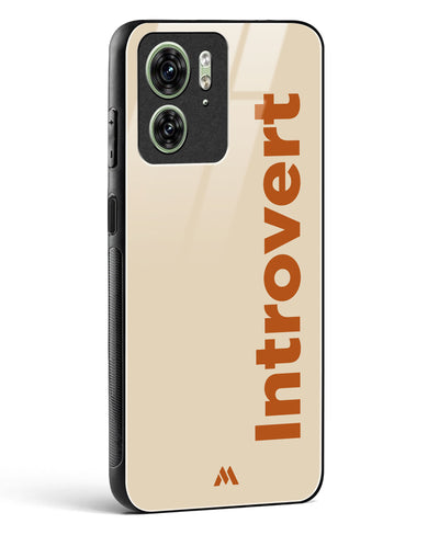 Introvert Glass Case Phone Cover (Motorola)