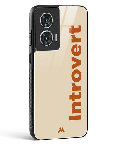 Introvert Glass Case Phone Cover (Motorola)