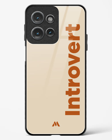 Introvert Glass Case Phone Cover (Motorola)