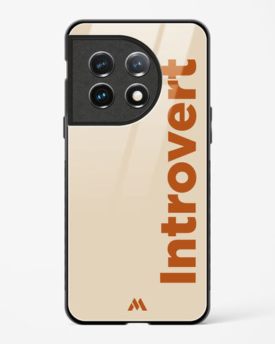 Introvert Glass Case Phone Cover (OnePlus)