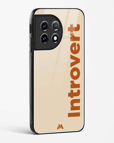 Introvert Glass Case Phone Cover (OnePlus)