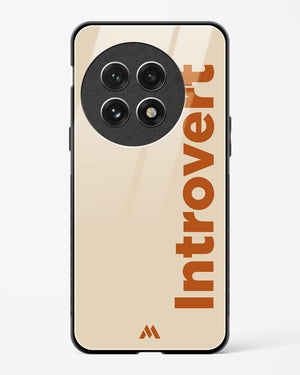 Introvert Glass Case Phone Cover (OnePlus)