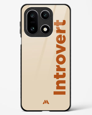 Introvert Glass Case Phone Cover (OnePlus)