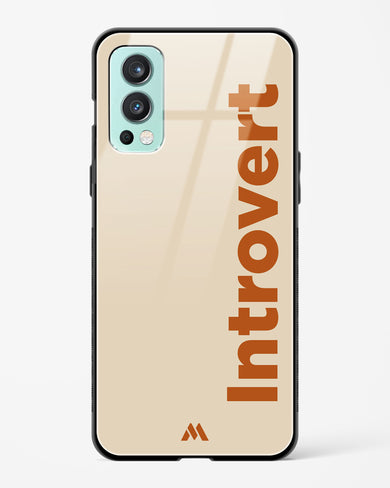 Introvert Glass Case Phone Cover (OnePlus)