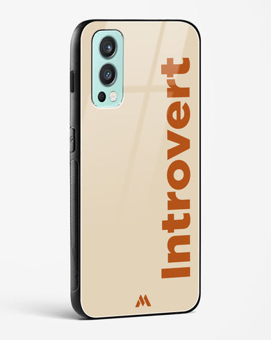 Introvert Glass Case Phone Cover (OnePlus)