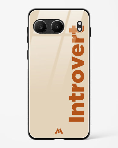 Introvert Glass Case Phone Cover (OnePlus)