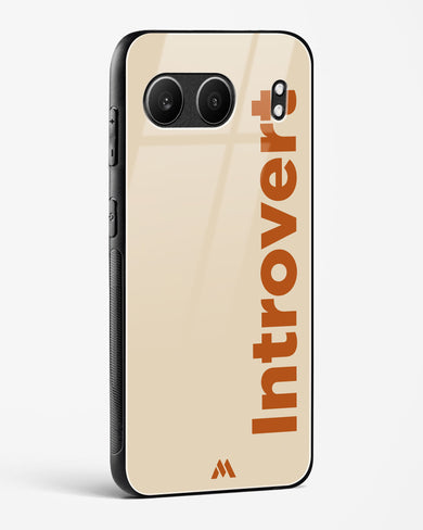 Introvert Glass Case Phone Cover (OnePlus)