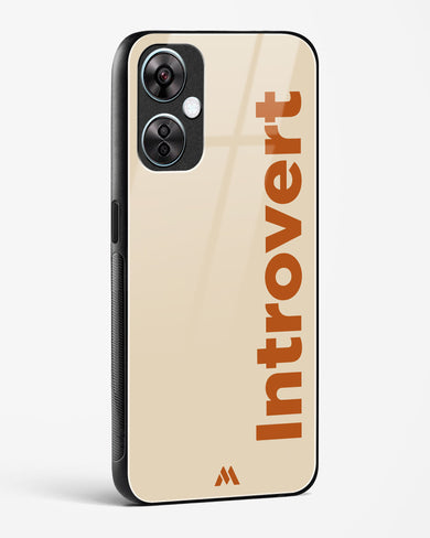 Introvert Glass Case Phone Cover (OnePlus)