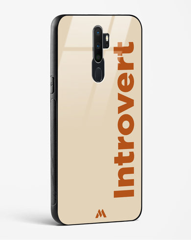 Introvert Glass Case Phone Cover (Oppo)