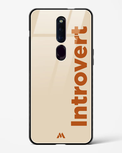 Introvert Glass Case Phone Cover (Oppo)