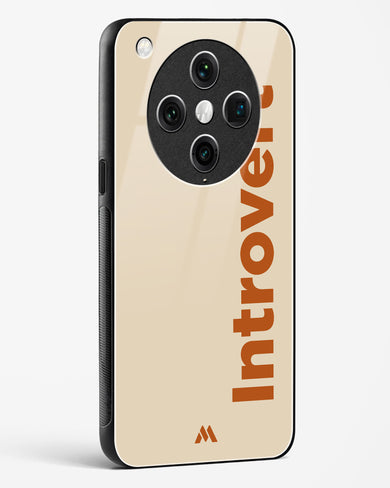 Introvert Glass Case Phone Cover (Oppo)