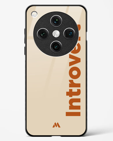 Introvert Glass Case Phone Cover (Oppo)