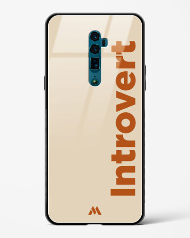 Introvert Glass Case Phone Cover (Oppo)